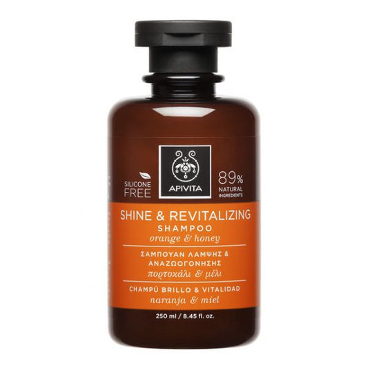 Apivita Revitalizing Shine Shampoo - 250ml - Healtsy