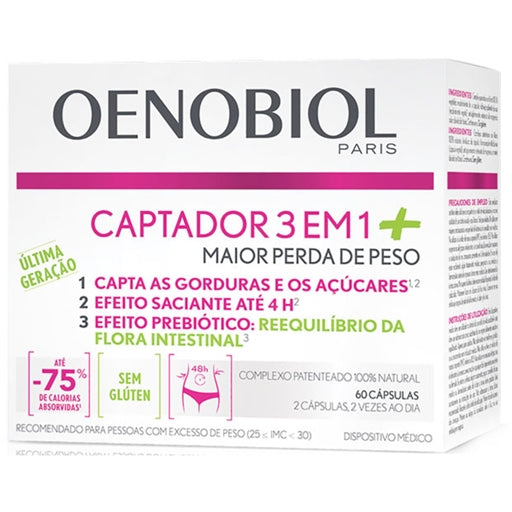 Oenobiol Pickup 3 in 1 Capsules (x60 units) - Healtsy