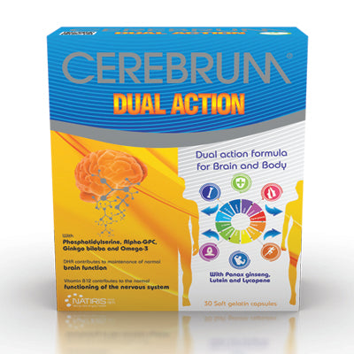 Cerebrum Dual Action capsules (x30 units) - Healtsy