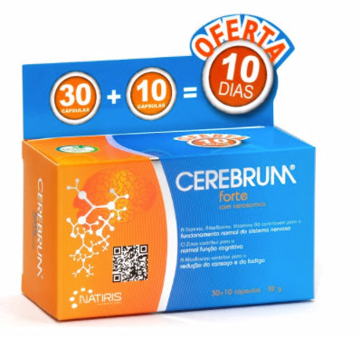 Cerebrum Forte capsules (x30 units) + Offer of 10 capsules - Healtsy