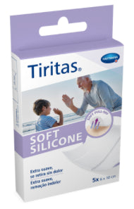 Tiritas Soft Silicone Dressings - 6x10cm (x5 pcs) - Healtsy