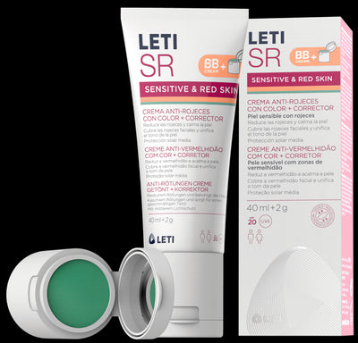 Letisr Sensitive Redness Cream + Concealer - Healtsy