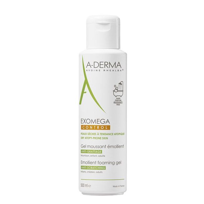 A-Derma Exomega Control Washing Gel - 500ml - Healtsy