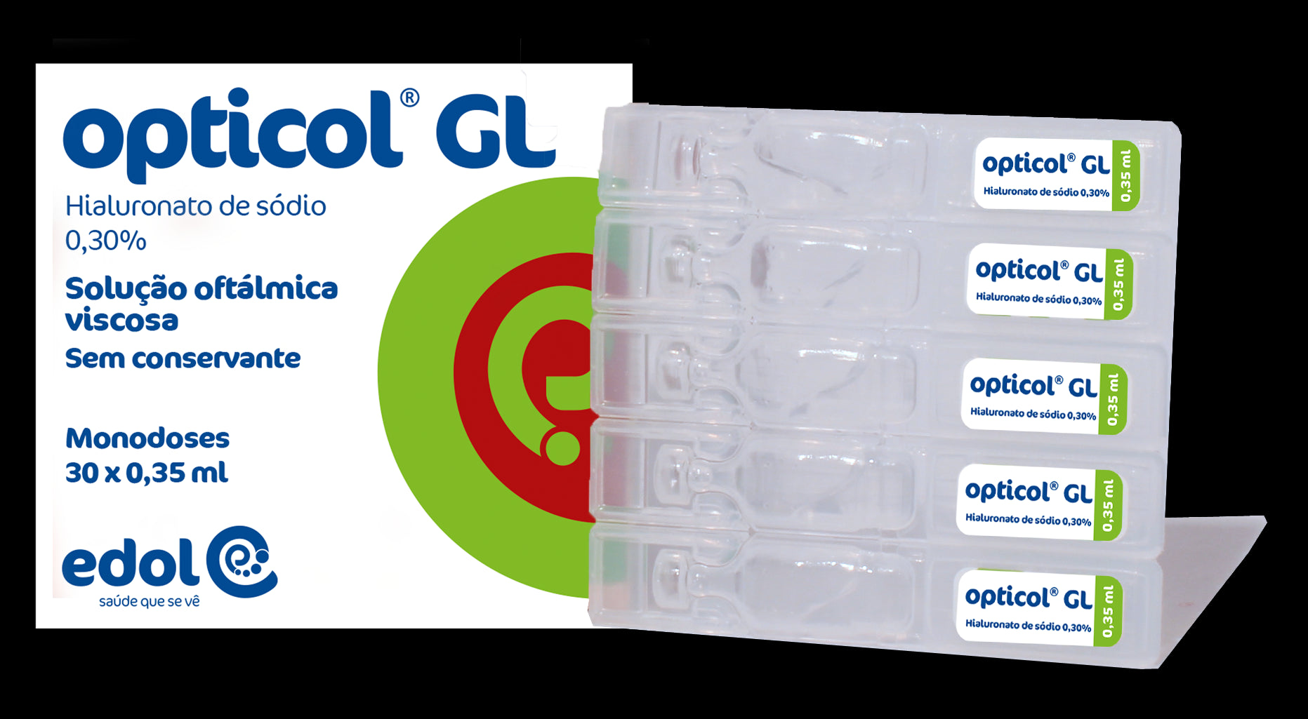 Opticol GL Ophthalmic Solution 0,30% - 0,35ml (x30 units) - Healtsy