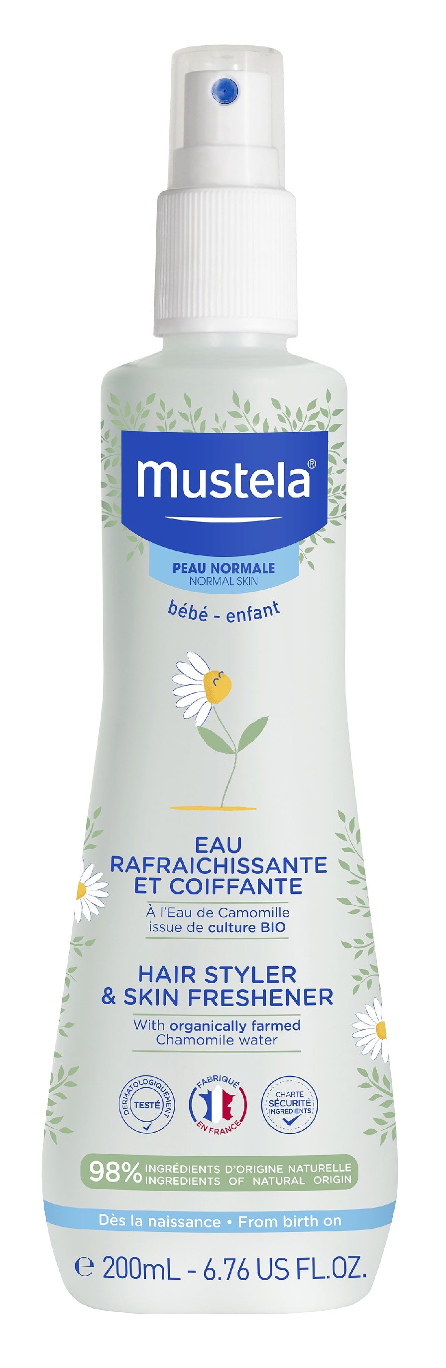 Mustela Baby Normal Skin Refreshing Scented Water - 200ml - Healtsy