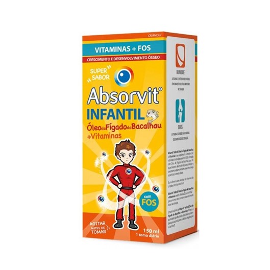 Absorvit Infant Cod Liver Oil + Vitamin Emulsion - 150ml - Healtsy