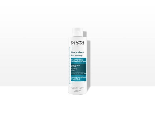 Dercos Ultra-Soothing Normal/Oily Scalp Shampoo 200ml - Healtsy