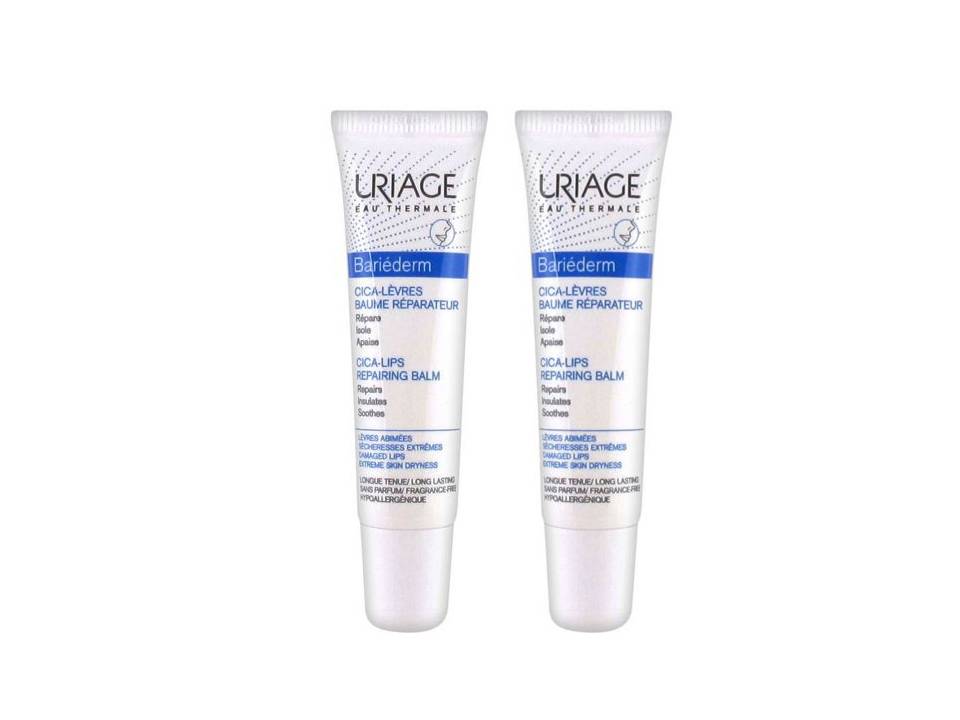 Uriage Bariéderm Lip Balm - 15 ml (x2 units) - Healtsy