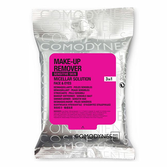 Comodynes Micellar Makeup Remover Wipes Sensitive Skin (x20 pcs) - Healtsy