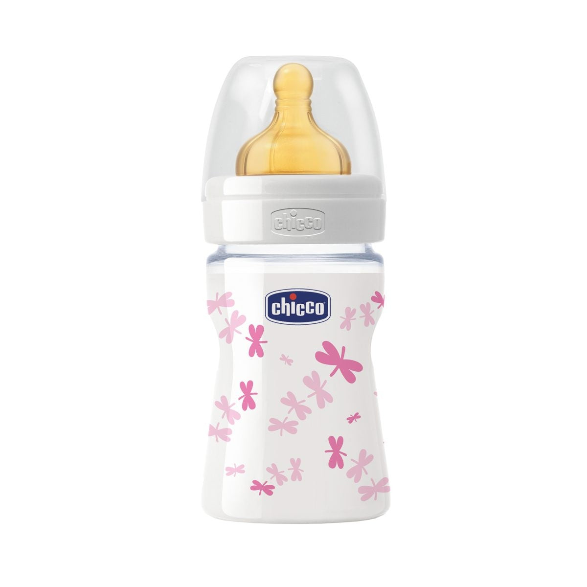 Chicco Touch Girl Latex Baby Bottle - 150ml - Healtsy