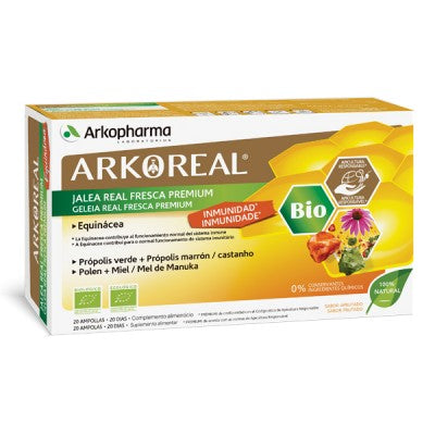 Arkoreal Royal Jelly Immunity Ampoules - 15ml (x20 units) - Healtsy