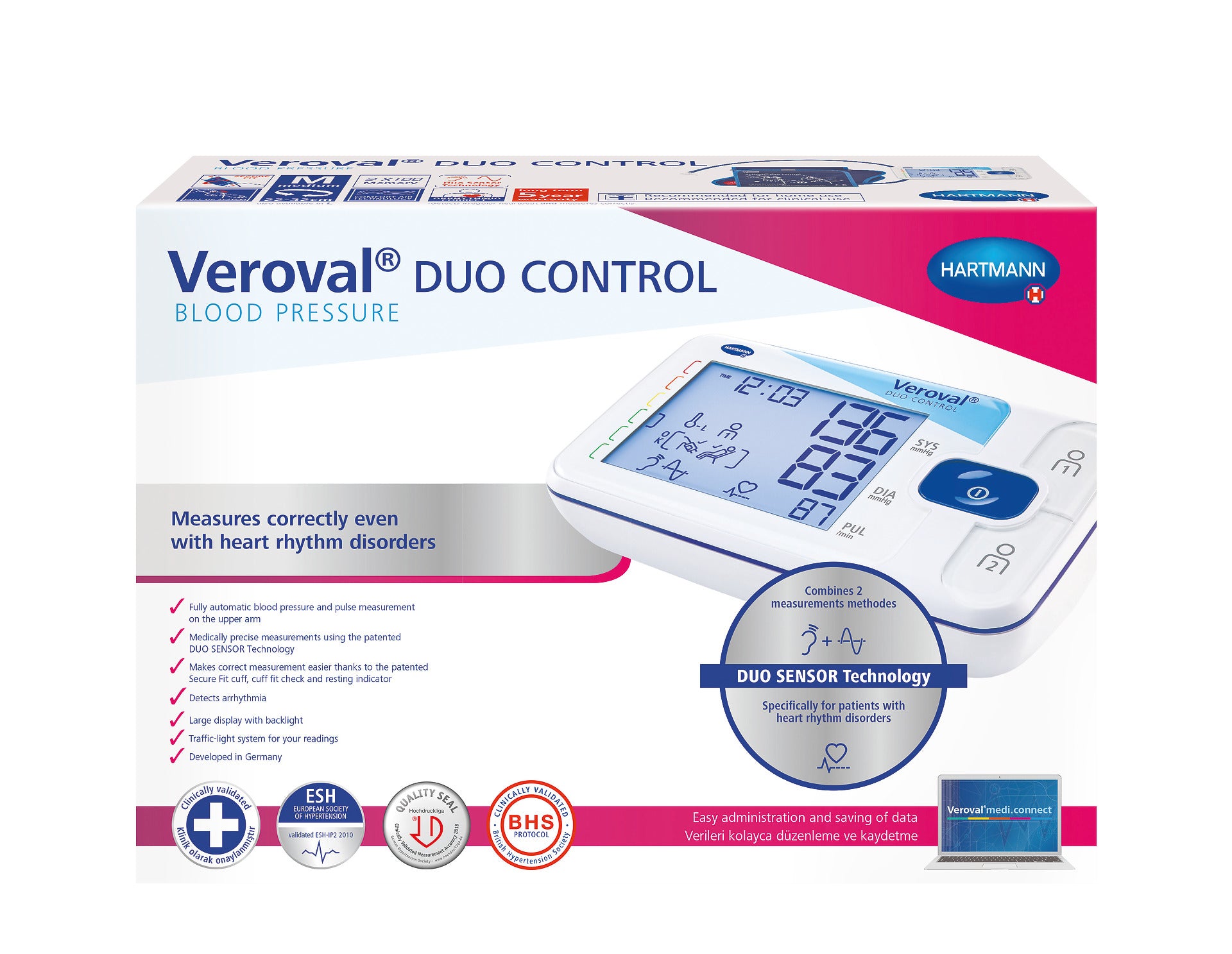 Veroval Duo Control Tensiometer Arm - Healtsy