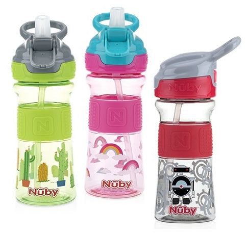 Nuby Tritan Push to Open Cover Cup 36m + - 360ml - Healtsy