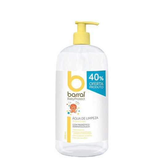 Barral BabyProtect Face / Body Cleansing Water - 1000 ml + 40% offer - Healtsy