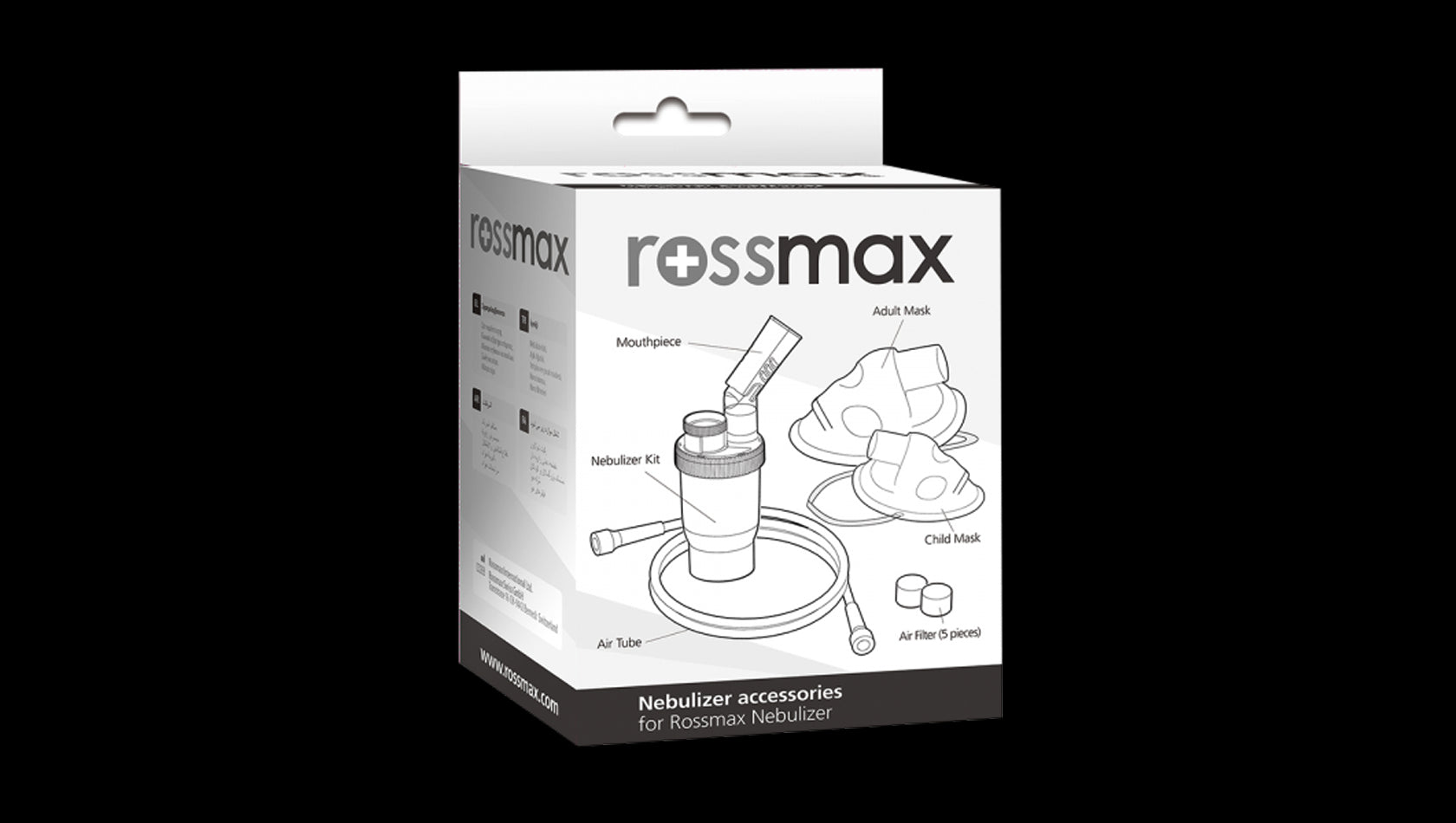 Rossmax / medcare compressor accessories KIT - Healtsy