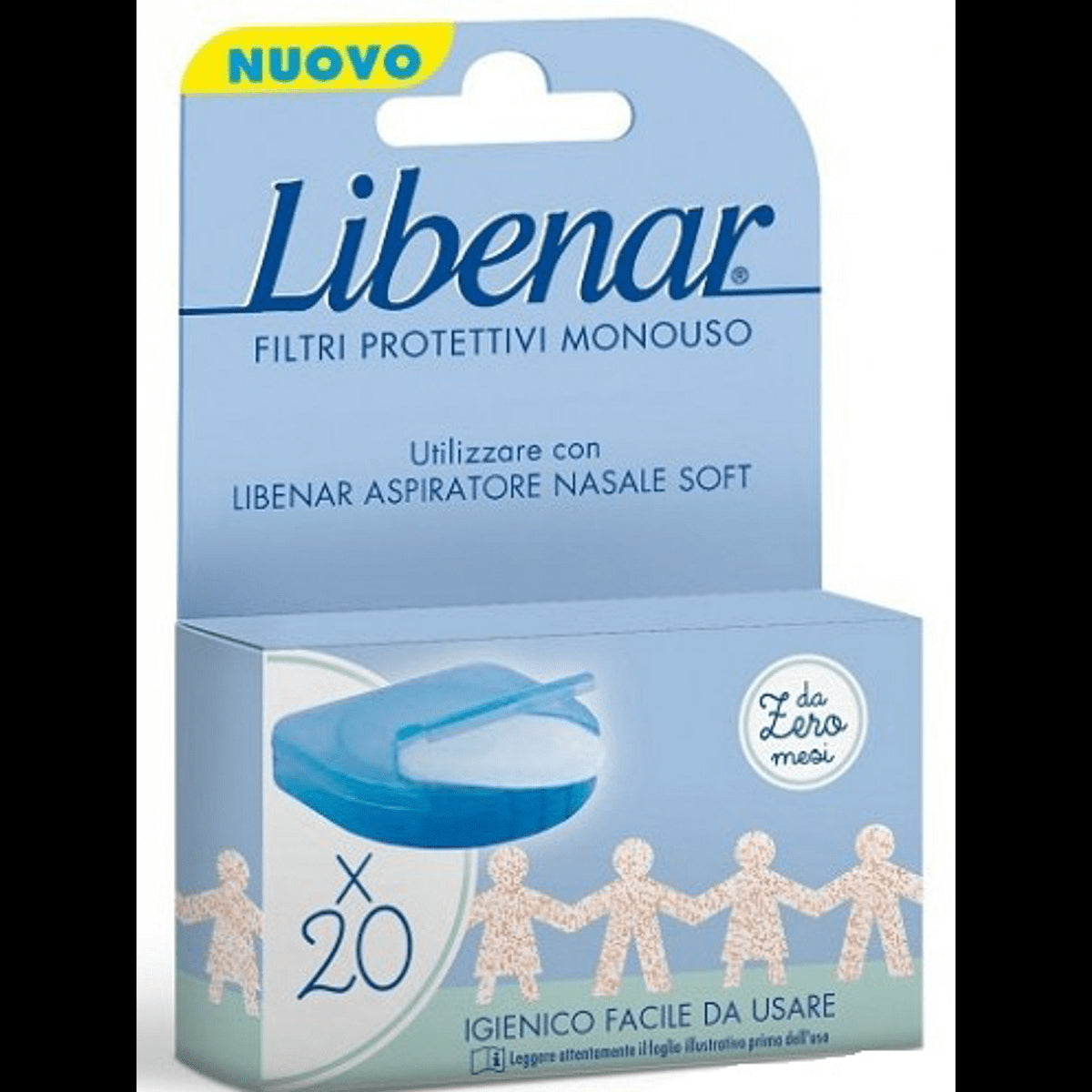 Libenar Baby Refill Nasal Aspirator Disposable Filter (x20 units) - Healtsy