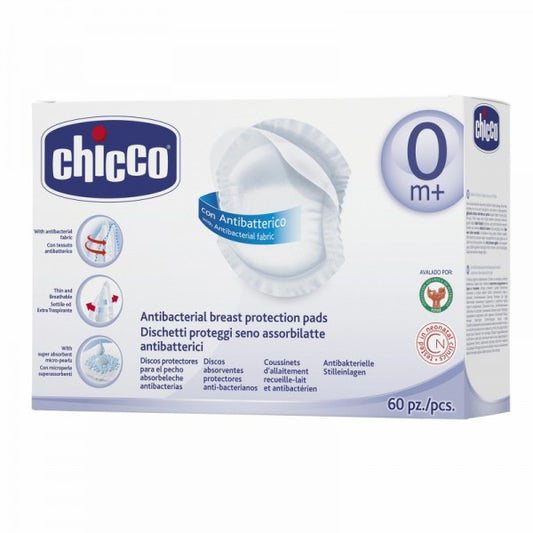 Chicco Maternity Absorbent Disc Pro Bacteriano (x60 units) - Healtsy