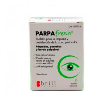 Parpafresh Periocular Cleaning Wipes (x6 units) - Healtsy