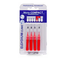 Elgydium Clinic Mono Compact Red Brush (x4 units) - Healtsy