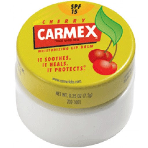 Carmex Lip Moisturizing Jar SPF15 Cherry - 7,5g - Healtsy