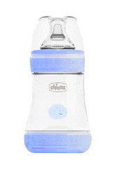 Chicco Baby Bottle Perfect5_ Blue_Slow _Silicone - 150ml - Healtsy