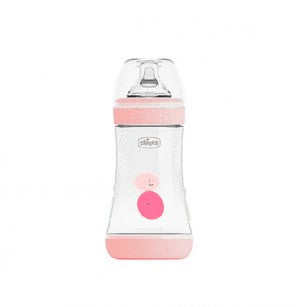 Chicco Baby Bottle Perfect5_ Pink_Medium_Silicone - 240ml - Healtsy