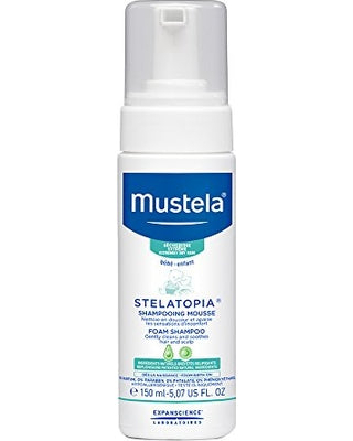 Mustela Baby Atopic Skin Stelatopia Foam Shampoo - 150ml - Healtsy