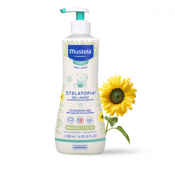 Mustela Baby Atopic Skin Stelatopia Washing Gel - 500ml - Healtsy