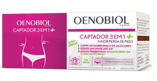 Oenobiol Pickup 3in1 capsules (x60 units) DUO - Healtsy