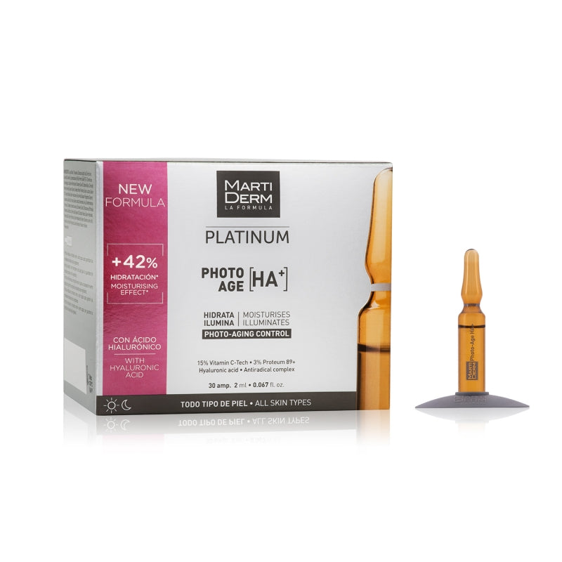 Martiderm Platin Photo-Age Ha+ Ampolas - 2ml (x30 unidades) - Healtsy