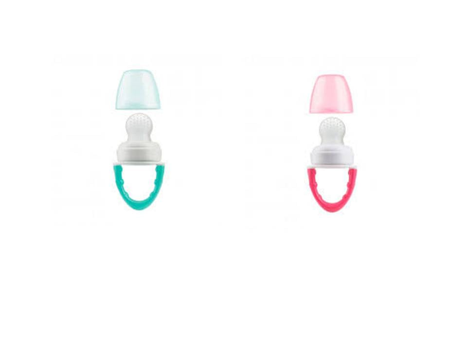 Dr Browns Silicone Feeder Pink / Green_ + 4months - Healtsy