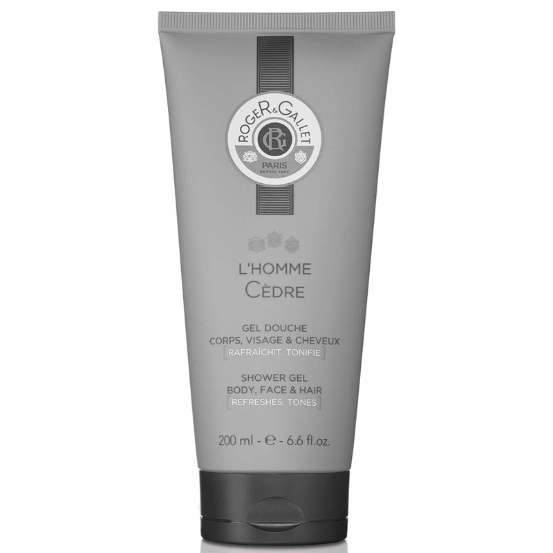 Roger & Gallet Homme Cedre Shower Gel 200ml - Healtsy