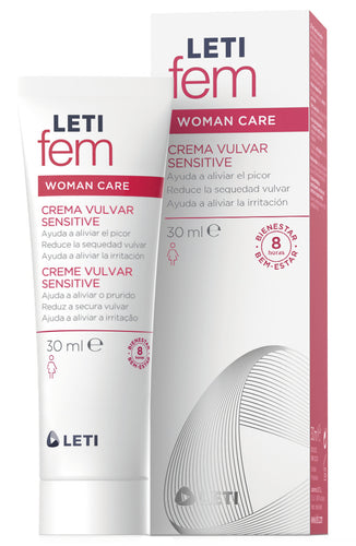 Letifem Woman Vulvar Sensitive Cream - 30ml - Healtsy