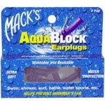 Mack S Aquablock Silicone Earplug (x4 units) - Healtsy