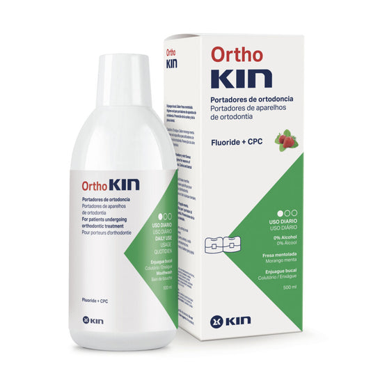 Ortho Kin Mouthwash Strawberry / Mint - 500ml - Healtsy