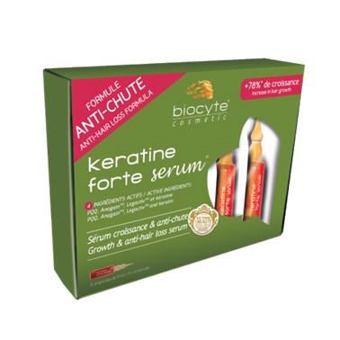 Biocyte Keratine Forte Anti-hair loss Serum - 9ml (x5 ampoules) - Healtsy