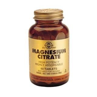 Magnesium citrate_Solgar (x 60 tablets) - Healtsy