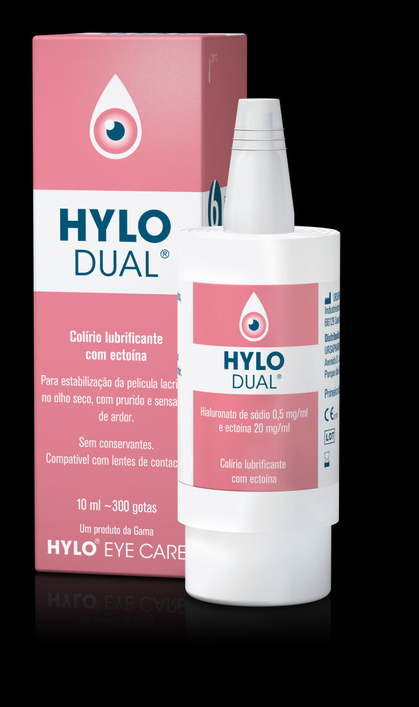 Hylo Dual Eye Drops Ectoina - 10ml - Healtsy