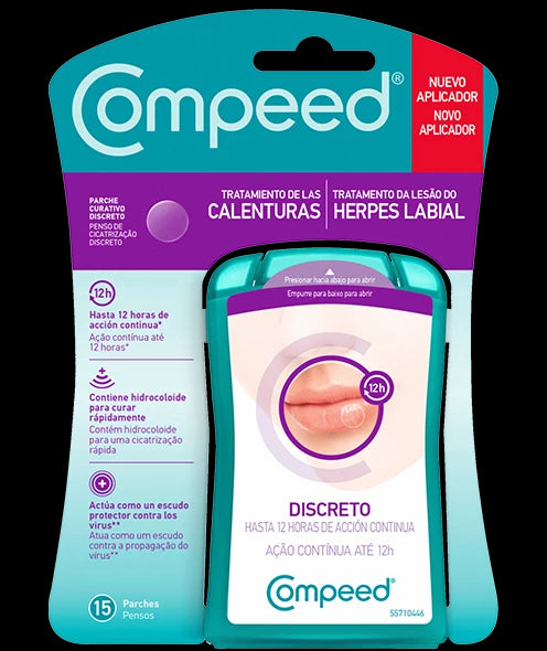 Compeed Herpes Invisible Dressing (x15 units) - Healtsy