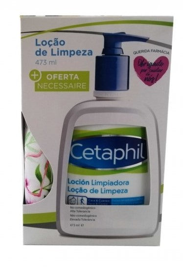 Cetaphil Cleansing Lotion - 473ml + Necessaire Offer - Healtsy