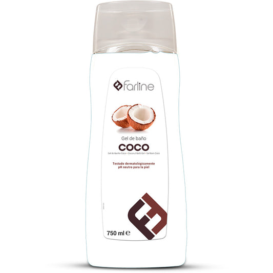 Farline Coconut Bath Gel - 750ml - Healtsy