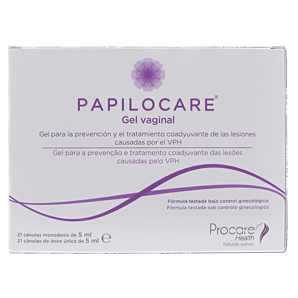 Papilocare Vaginal Cannula Gel - 5ml (x21 units) - Healtsy