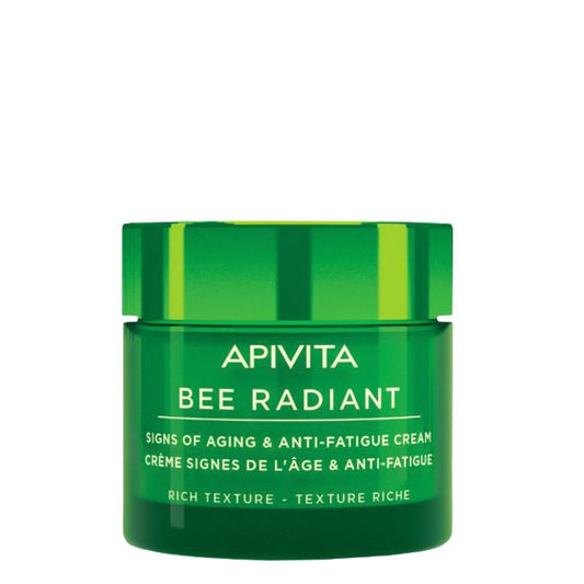 Apivita Bee Radiant Peony Rich Cream - 50ml - Healtsy