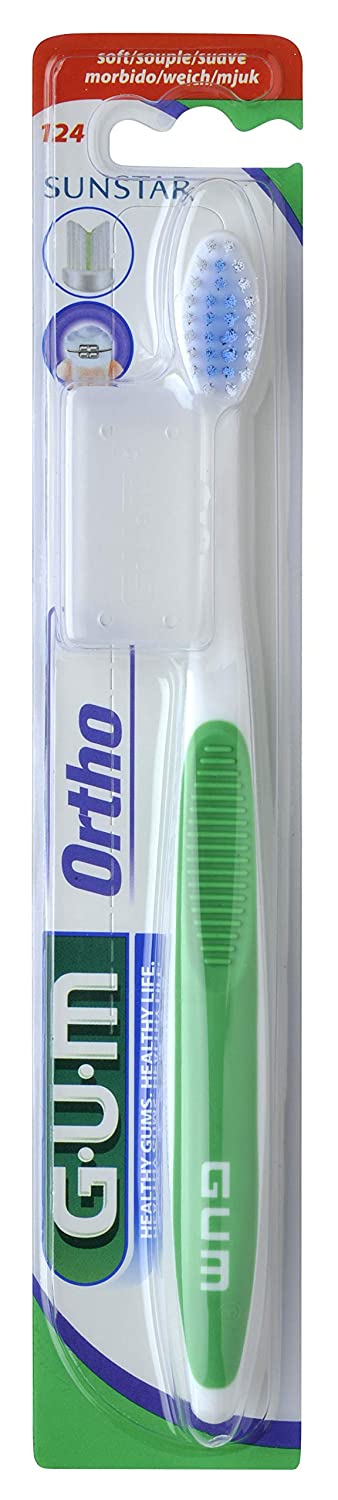 Gum Toothbrush 124 Orthodontic_ Medium - Healtsy