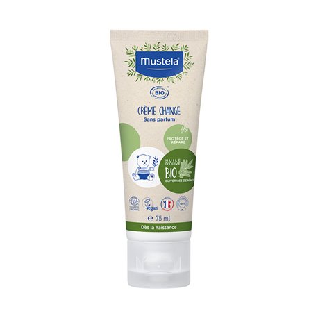 Mustela Bio Cream Change Diaper Without Perfume - 75ml - Healtsy