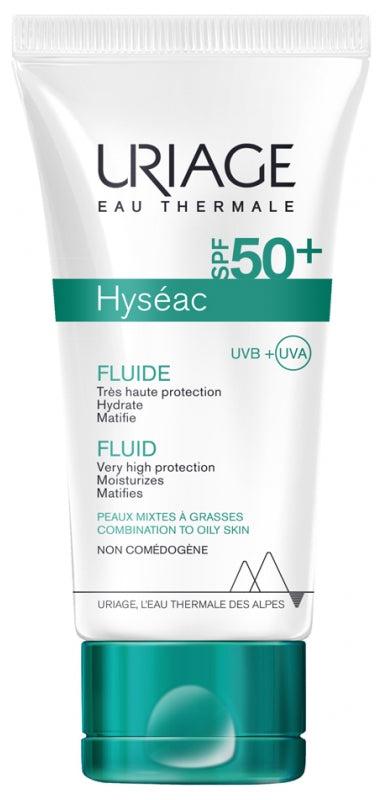Uriage Hyséac Fluid SPF50+ - 50ml - Healtsy