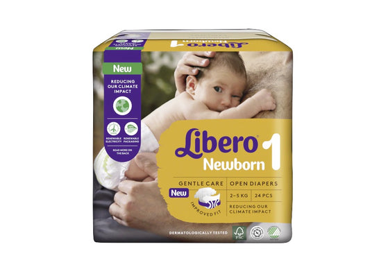 Newborn Libero_ Size 1_ 2-5Kg (x24 units) - Healtsy