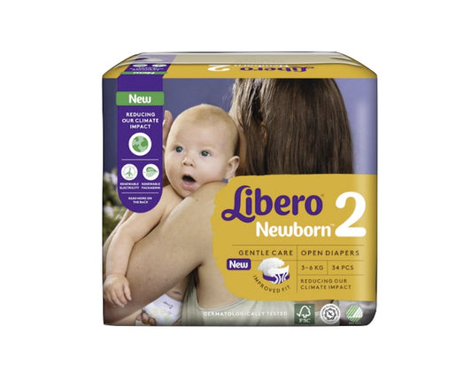 Libero Newborn _ Size 2_ 3-6Kg (x34 units) - Healtsy