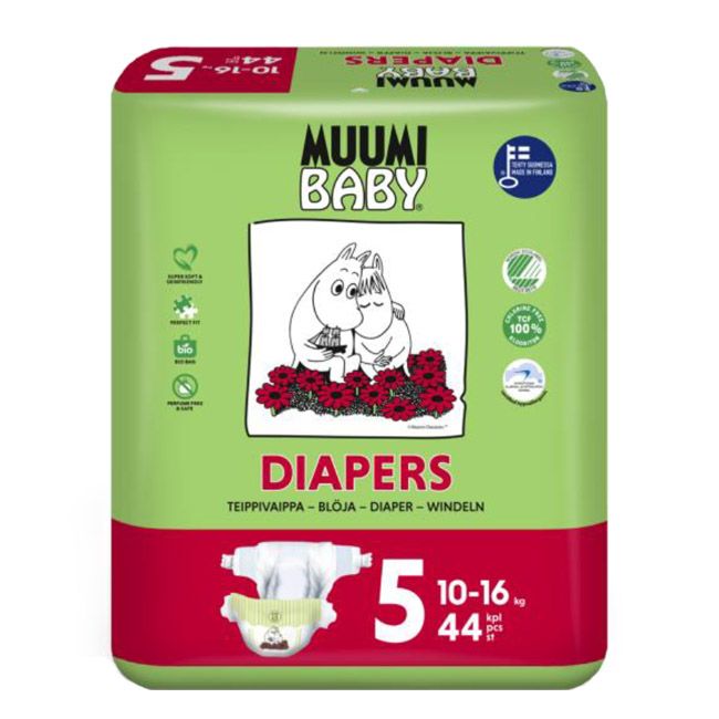 Muumi Baby Diaper_ Size 5 _10-16Kg (x44 units) - Healtsy