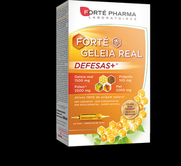 Forté Royal Jelly Defenses+ - 15ml (x20 ampoules) - Healtsy